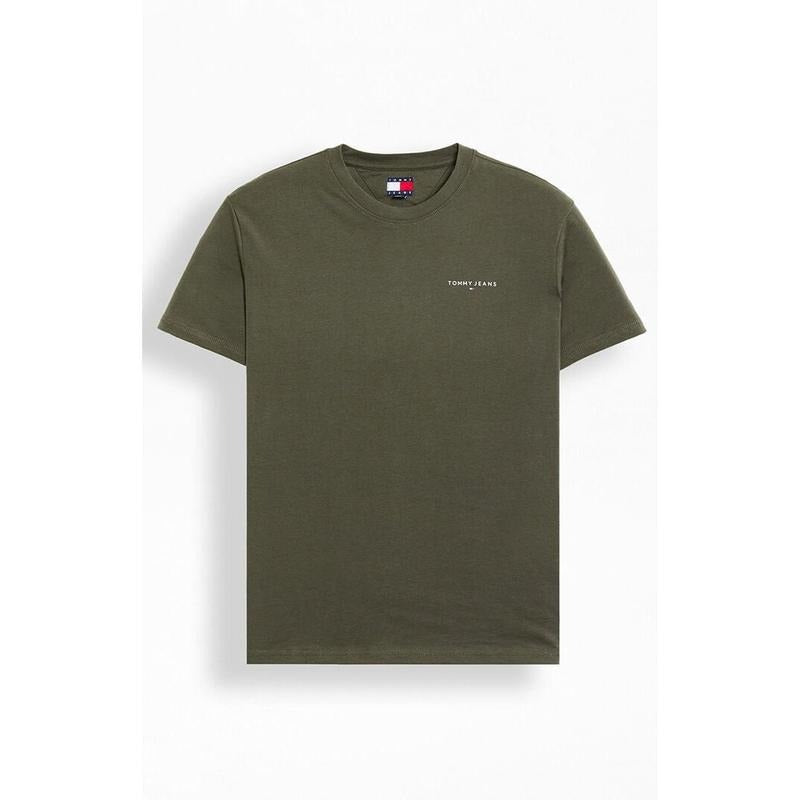 Tommy Jeans Men's Slim Linear Chest T-Shirt - Multicolor