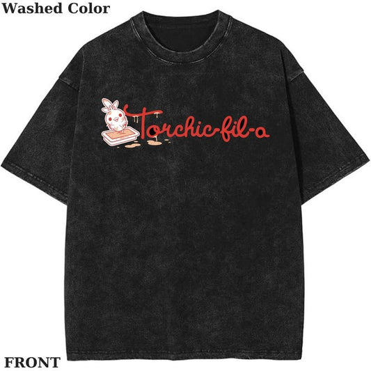 Torchic Fil A Pokemon Meme Graphic T-Shirt, Pokemon T-Shirt, PKM Shirt, Anime Funny Shirt, Vintage Tee Streetwear Shortsleeve Printed Womenswear Top