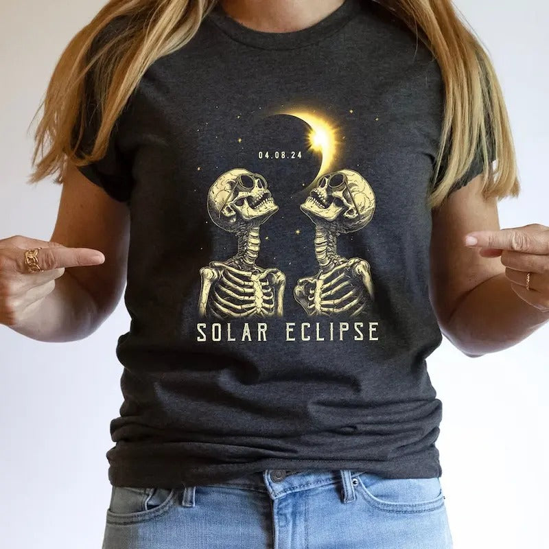 Total Solar Eclipse Twice In A Lifetime 2024 Shirt, April 8 2024, USA Map, Path of Totality Tee, Spring America Eclipse Souvenir Gift
