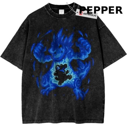 Totodile vs Feraligatr Shirt, Pokemon Shirt, PKM Shirt, Anime Shirt, Vintage T-Shirt