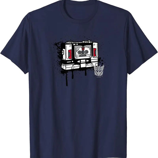 Transformers Soundwave Tape Cassette Player Form Graffiti TShirt