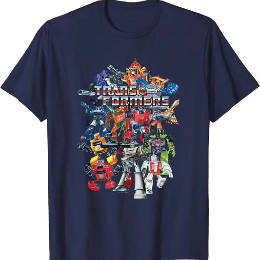 Transformers Vintage Retro Color Group Autobots Poster TShirt