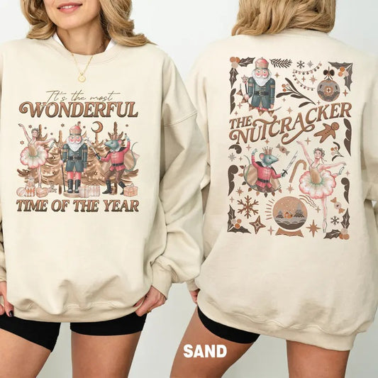 Trendy Christmas Nutcracker Sweatshirt, Cute Holiday Gift, Popular Nutcracker Sweater, Cute Women Christmas Gift, Christmas Sweatshirt