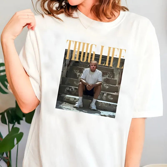 TruUmMp Mugshot Thuglife Shirt, Hot Trending Tee, Country Music Concert Gear, Unisex Relaxed Fit, Made in the USA