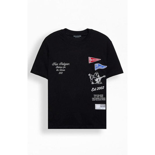 True Religion Men's University Logo T-Shirt - Multicolor