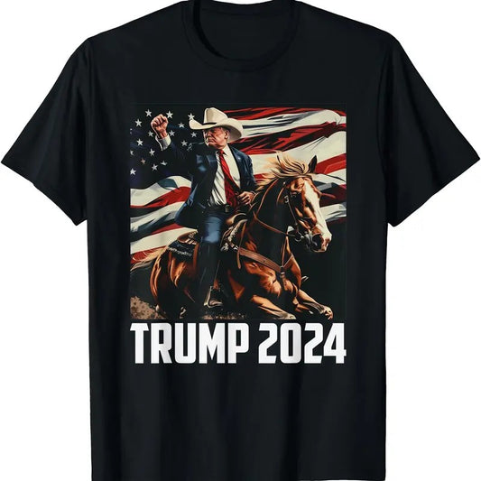 Trump 2024 4th of July Patriotic America Independence Day T-Shirt | Unisex Cotton Tee Gift | Full Size