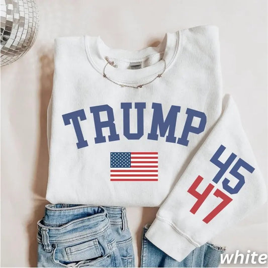 Trump 47 Crewneck Sweatshirt, Trump Train Hoodie, Trump 2024, Donald Trump 47th President, Trump Sweater, Trumpshirt Politics Voting Gift