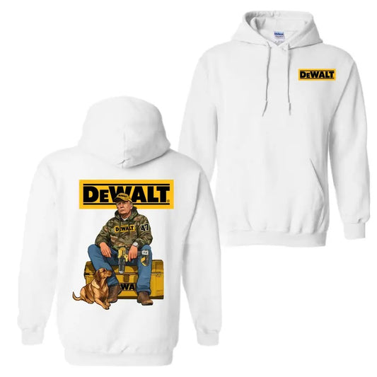 Trump Dewalt 2 Sided T-Shirt Sweatshirt Hoodie, Unisex Hoodie For Men And Women, Trendy Shirt