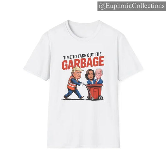 #Trump Garbage Shirt, Sweater, Hoodie, Funny #Trump Time To Take The Garbage Out #Kamala.Biden, Election Maga 2024 Voter , Retro Chic Tee