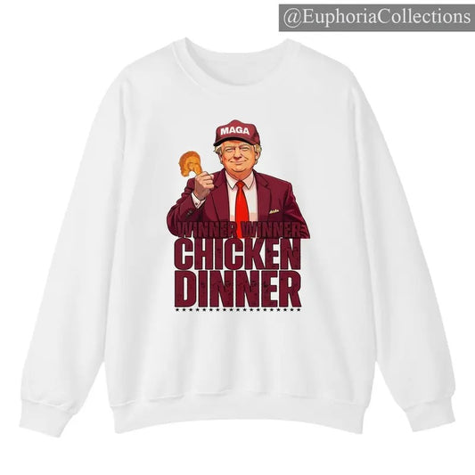 #Trump Winner Chicken Dinner Thanksgiving Turkey Sweatshirt, Hoodie, Tee, I Am Thankful #Trump Won MAGA Outfits , Global Trending Outfits