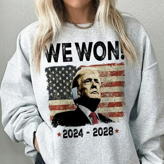 Trump Won sweatshirt, Trump Won 2024, Election sweatshirt, After Election sweatshirt, Trump We Won Unisex sweatshirt