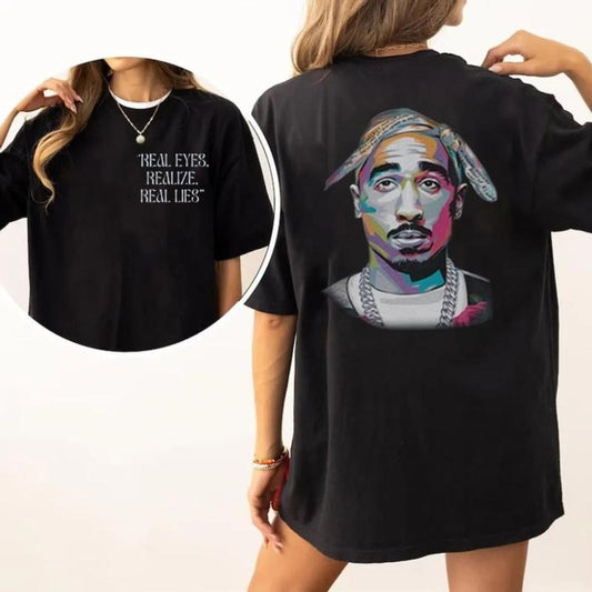 Tupac Shirt, 2pac Style Tee, Rapper Hip Hop Graphic Shirt, Tupac Legends Hip Hop Tee, Unisex Short Sleeve Tee