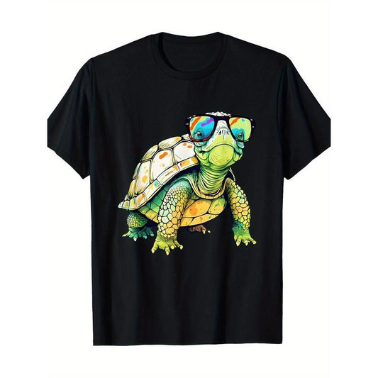 Turtle Colorful Turtle Outfit Mens Turtle Lover Turtle T-Shirt-100% Cotton -220g made in usa