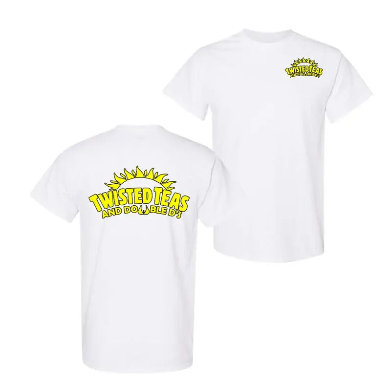 Twisted Teas and Double D's ver2, Unisex Black Short Sleeve Shirt