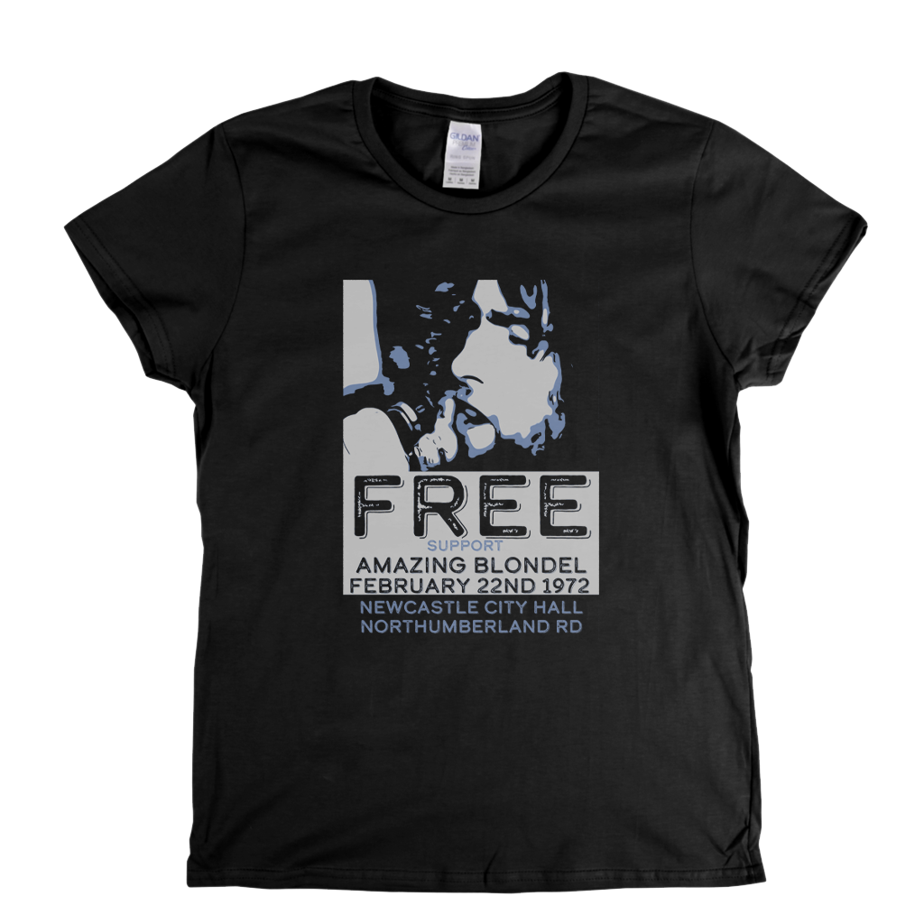 Free Amazing Blondel Poster 1972 Womens T-Shirt