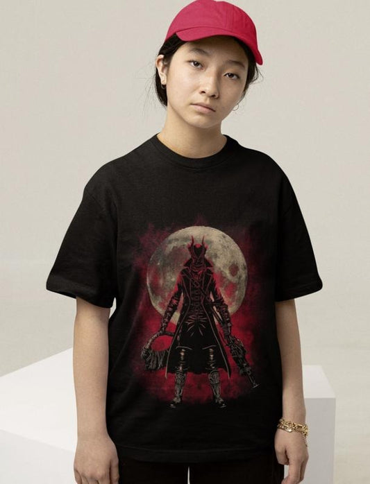 UNISEX - Bloodborne Gaming T-Shirt, Soulsborne The Hunter Shirt Menswear Top