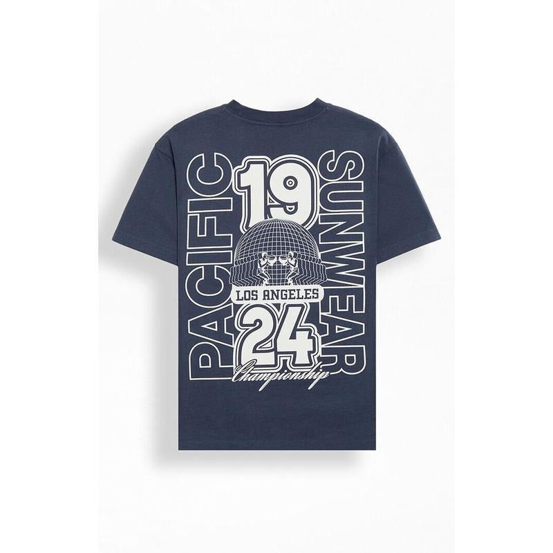 UPRISERS Men's Family Drive x PacSun Pacific Sunwear T-Shirt - Multicolor
