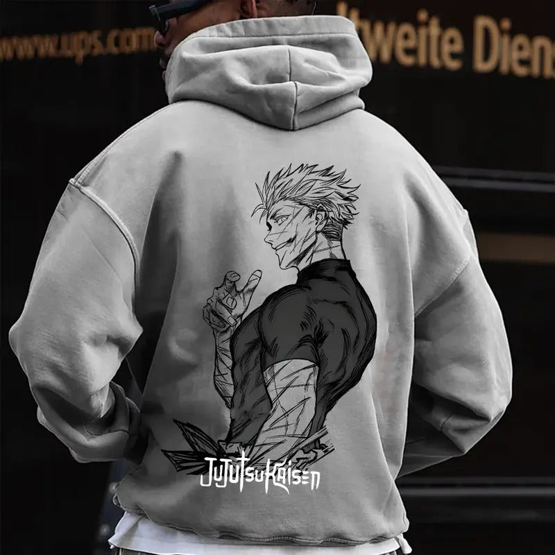 Unisex Anime Fushiguro Toji Print Hoodie, Jujutsu Kaisen Hoodie, Manga Hoodie For Men, Best Anime Hoodie, Gift For Anime Lovers, Anime Printed Shirt, JJK Gift For Fans, Gift For Him, Gift For Her