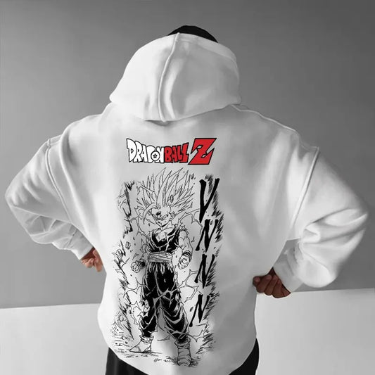 Unisex Casual Anime Print Hoodie, Gohan Dragon Ball Hoodie For Men, Best Anime Hoodie, Gift For Anime Lovers, Anime Printed Shirt, DB Gift For Fans, Gift For Him, Gift For Her