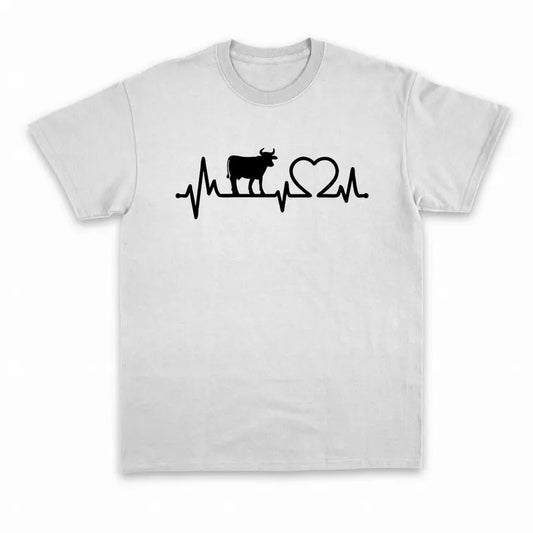 Unisex Cow Heartbeat T-Shirt  , Sweatshirt  and Hoodie