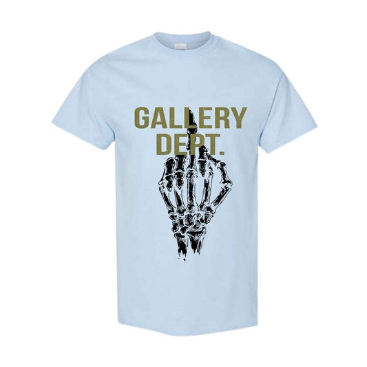 Unisex Graffiti Shirts, Hollywood CA Shirt, GD Letter Print Short Sleeve, Oversize Tee, Hiphop Gallery Dept Shirt GX04, Full Color, Full Size Classic Cotton