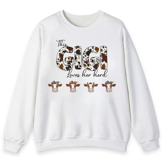 Unisex This Gigi Loves Her Herd  T-Shirt  , Sweatshirt  and Hoodie