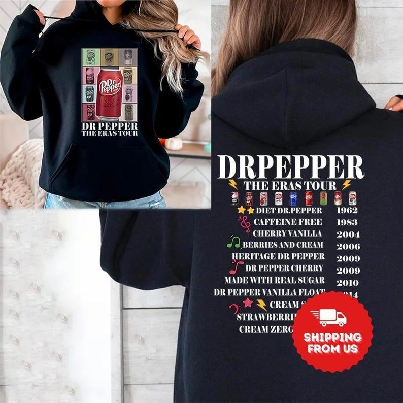 [Up To 5XL] Dr Pepper The Era Shirt, Vintage Soda Sweatshirt, Dr. Pepper Classic Tee, Dr Pepper Lover Gift, Gift For Soda Lovers
