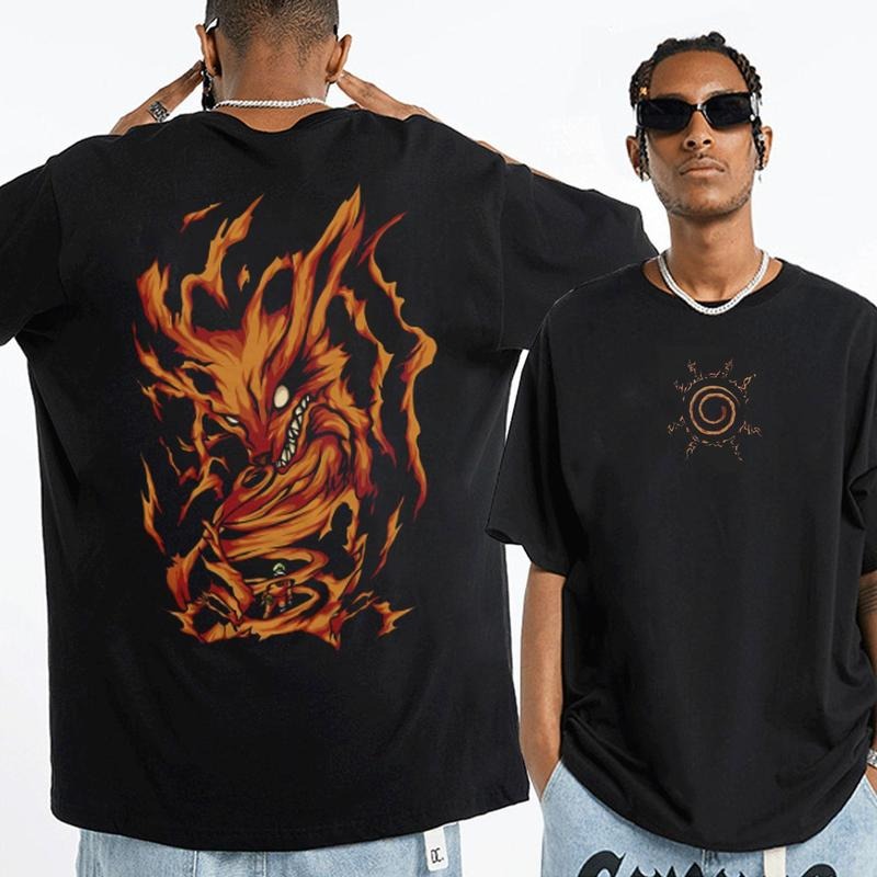 Uzumaki Naruto T-shirt Sweatshirt Hoodie 2 sides Manga Naruto T-Shirt Naruto Shirt Anime Shirt Graphic Anime Tee Anime Lovers Shirt Japanese Anime Tees Special T-shirt Anime Manga Shirt Soft Hoodie Cotton Top Gym Menswear Womenswear Polyester Unisex Sweat
