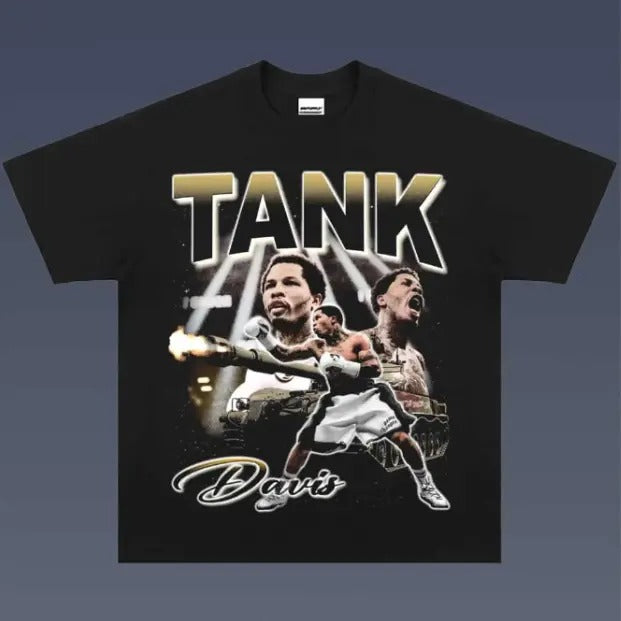 VINTAGE TEE | TANK DAVIS TEE, Prints Vintage T-Shirt, Boxing Shirt, UFC Shirt, Y2k Shirt, Vintage Graphic Tee, Unisex T-Shirt, Gift All Menswear Top