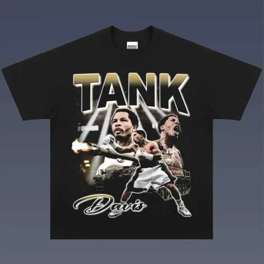 VINTAGE TEE | TANK DAVIS TEE, Prints Vintage T-Shirt, Boxing Shirt, UFC Shirt, Y2k Shirt, Vintage Graphic Tee, Unisex T-Shirt, Gift All Menswear Top