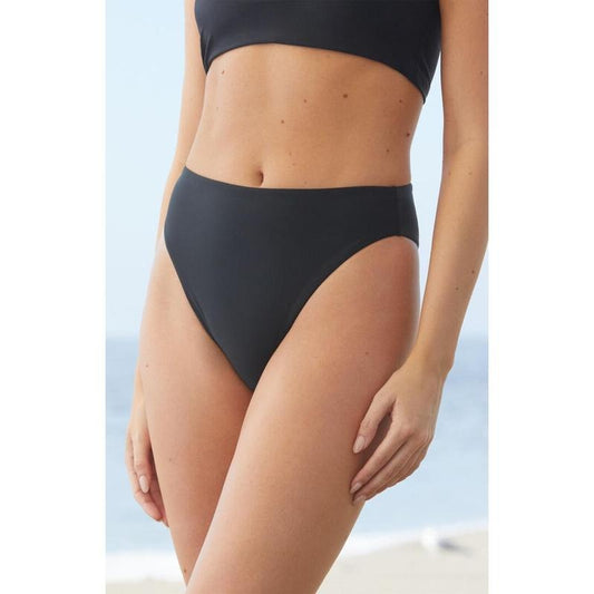 VYB Women's Black Kimmy High Waisted Bikini Bottom