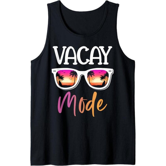 Vacay Mode Sunglasses Tank Top Made in USA