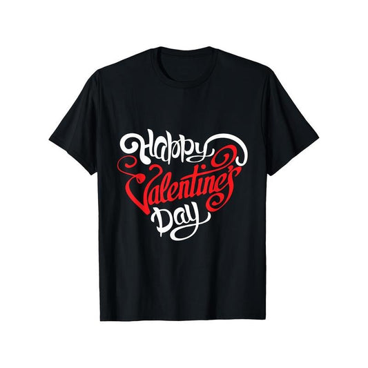 Valentine's Day Sweetheart Gift - 100% Cotton T-Shirt, Soft & Comfortable, Stylish Boho Print, Perfect for All Seasons made in usa