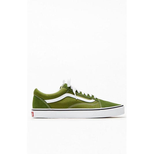 Vans Men's Green Old Skool Shoes - Multicolor