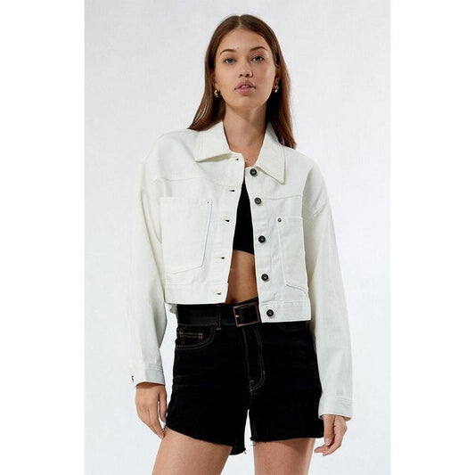 Vans Women's Raynes Cropped Trucker Jacket