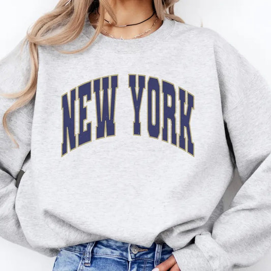Varsity State Sweatshirt Vintage Baseball Sweatshirt Varsity State Name Pullover Varsity Unisex Poly Cotton Varity Sweatshirt Casual College Graphic Pullover