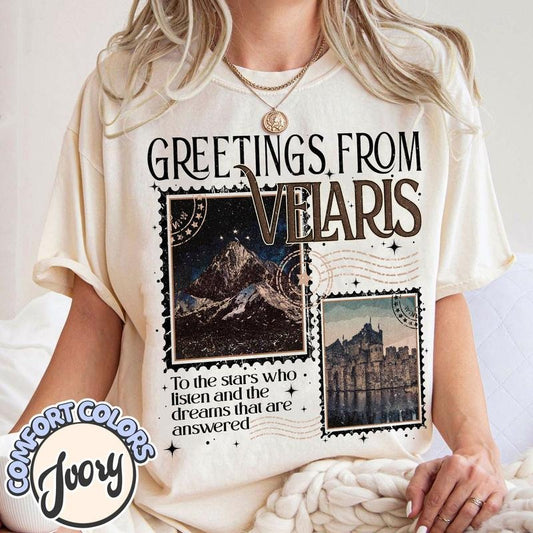 Velaris Acotar T-Shirt, Velaris City Of Starlight, The Night Court Shirt, Sjm Merch Shirt, Court Of Dreams Tee, Acotar Merch