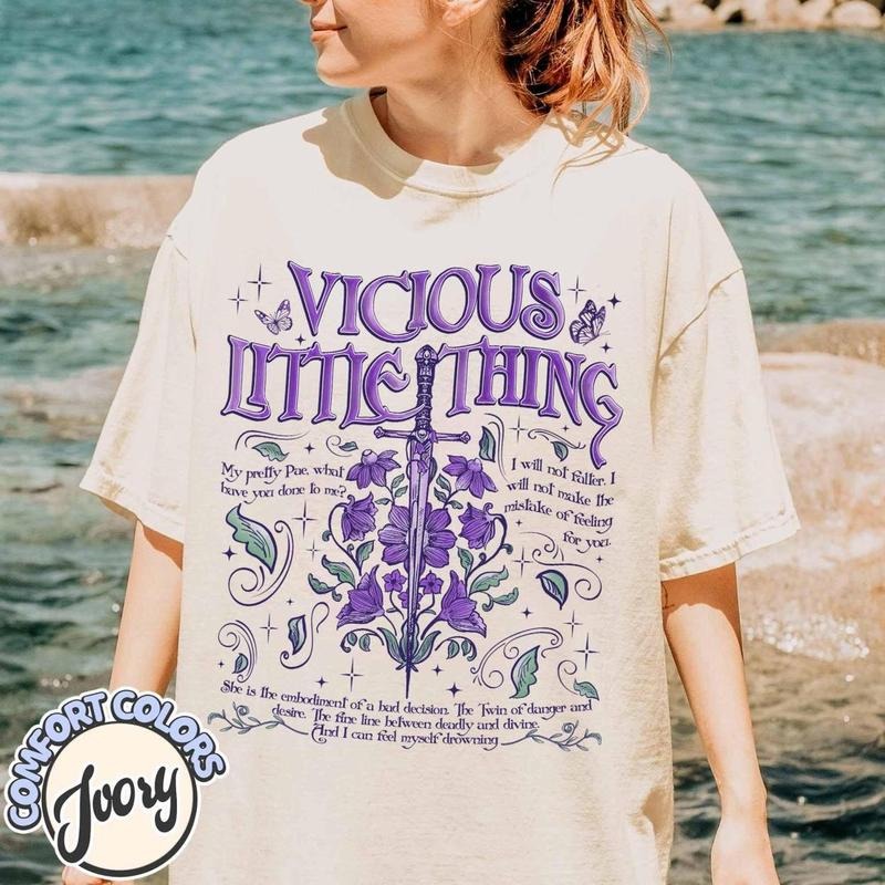 Vicious Little Thing Comfort Colors Shirt, Powerless Bookish Shirt, Kai Azer Paedyn Gray Shirt, Fantasy Shirt, Dark Romance, Book