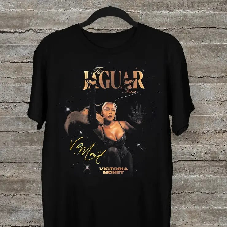 Victoria Monet Signature Jaguar II Album and Tour Black All Size Shirt