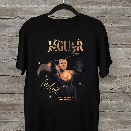 Victoria Monet Signature Jaguar II Album and Tour Black All Size Shirt