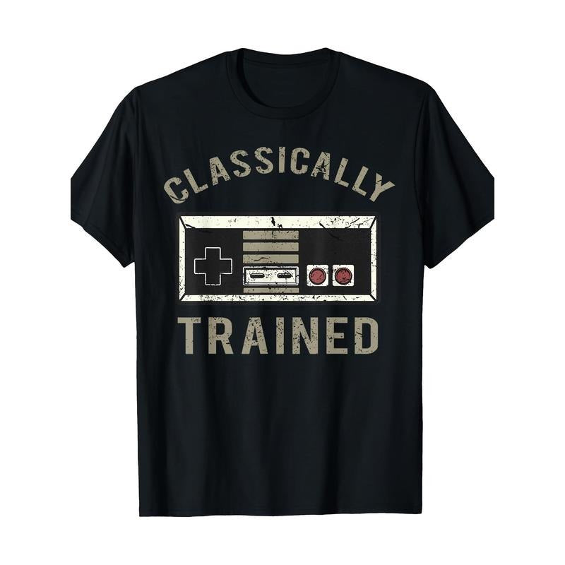 Video Game Retro Distressed T-Shirt Made in USA