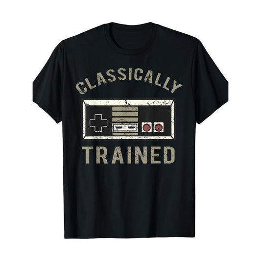 Video Game Retro Distressed T-Shirt Made in USA