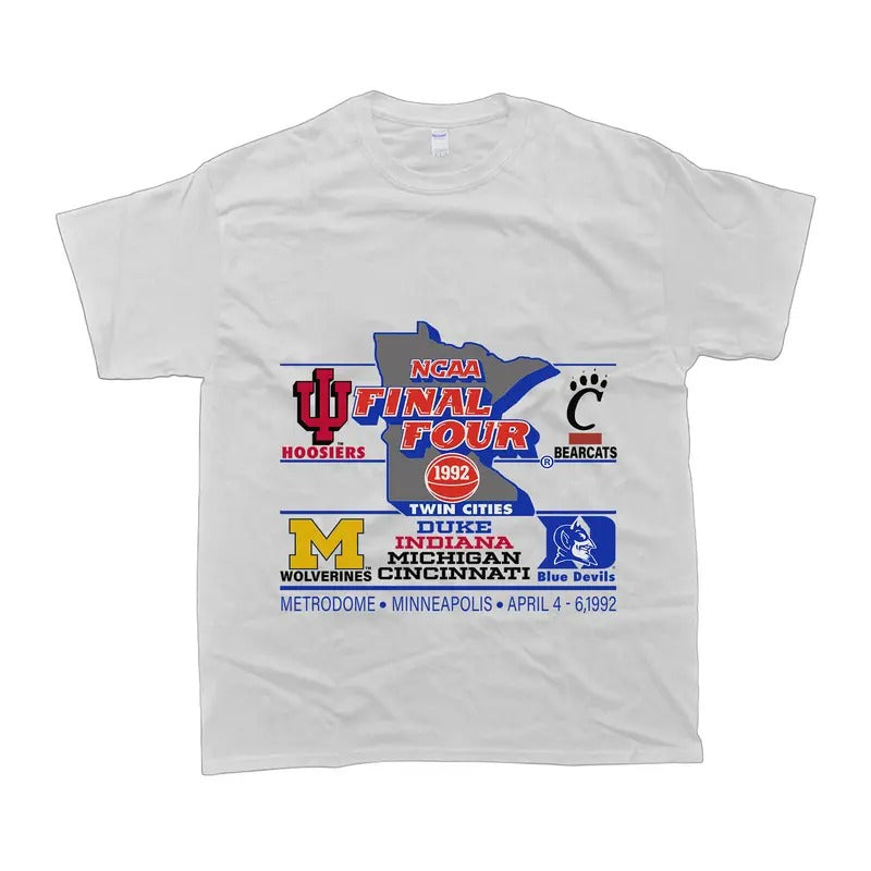 Vintage 1992 Final Four T-Shirt Celebrate March For Women For Men
