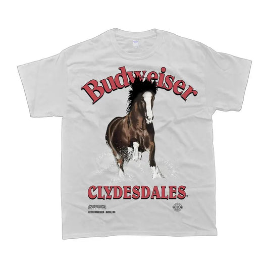 Vintage 90s Budweiser Horse Florida T-Shirt, Budweiser Shirt, Unisex Tshirt, Shortsleeve Love Athletic Style
