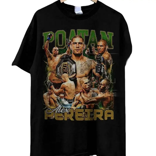 Vintage 90s Graphic Style Alex Pereira T-Shirt, Alex Pereira Shirt, Vintage Oversized Sport Tee, Retro Boxer MMA Bootleg Gift Menswear Topstyle{n002}2