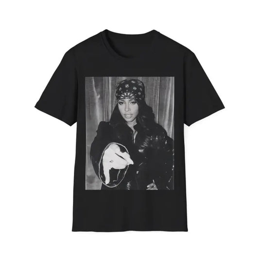 Vintage Aaliyah Tshirt, 90s Minimal Bootleg Style, Aaliyah Unisex Shirt, Aaliyah Vintage Music RnB Singer Rapper Shirt