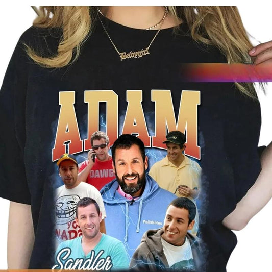 Vintage Adam Sandler Shirt, Adam Sandler T shirt, adam sandler tee, Adam Sandler T shirt Womenswear Tops Underwear Lady Comfort Tshirt T-Shirt Streetwear