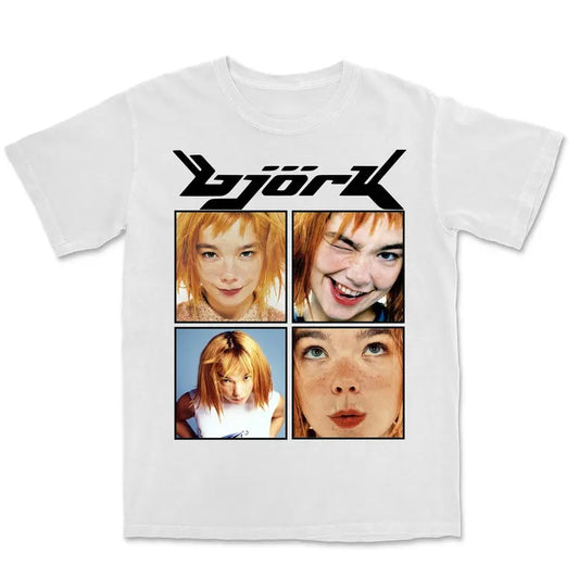 Vintage Bjork Graphic Tee - Cornucopia Concert Tour Merch - Music Shirt - Alternative Rock Artist Merch - Hiphop Graphic Tee Streetwear