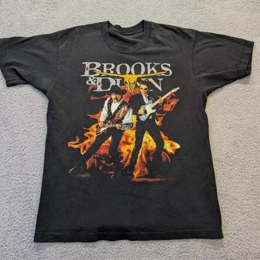 Vintage Brooks and Dunn Electric Rodeo T-Shirt, Country Music, 90s, Unisex T-Shirt, Gift For Men Women Menswear Top Tshirt Streetwear Menswear Top