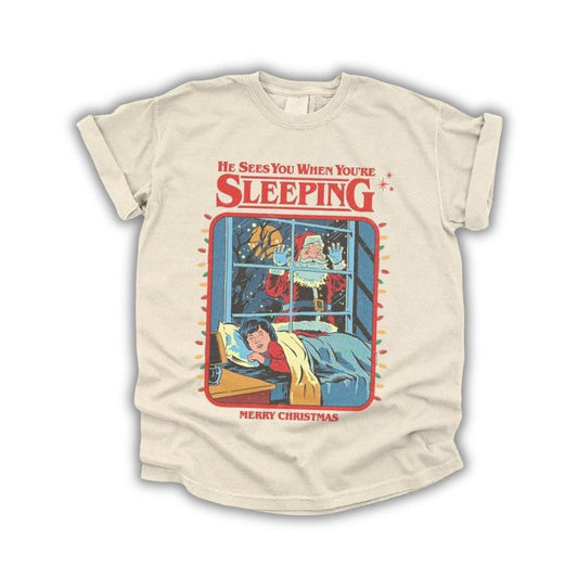 Vintage Creepy Santa Claus T-Shirt, Ugly Christmas Party Shirt, Funny Retro 90s Graphic TShirts